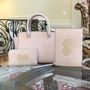 NWT Michael Kors Selma handbag&wallet&wristlet